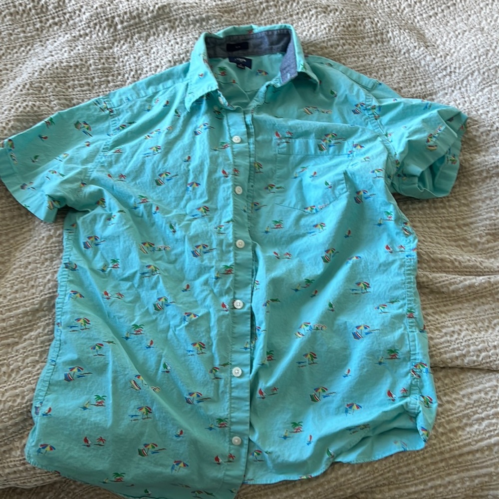 J. Crew mens short sleeve button down
